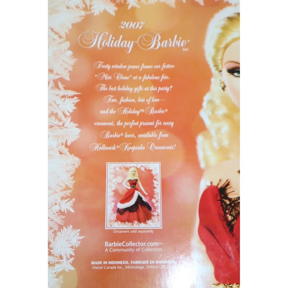 Mattel Barbie 2007 Holiday Collector Doll New‎ in Box